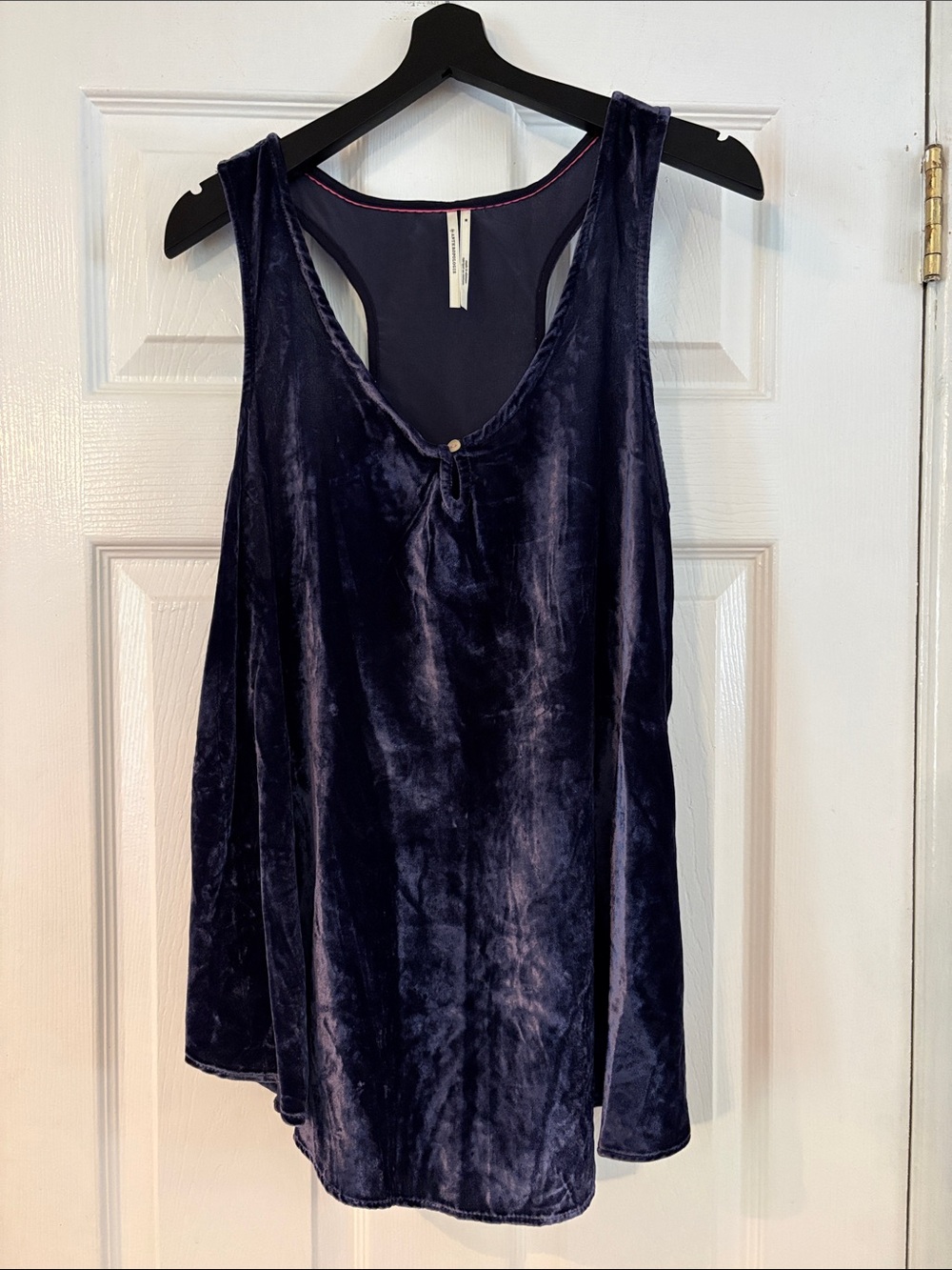 Anthropologie Velvet Navy Tank Top